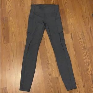 Lululemon leggings with side pockets/back zipper